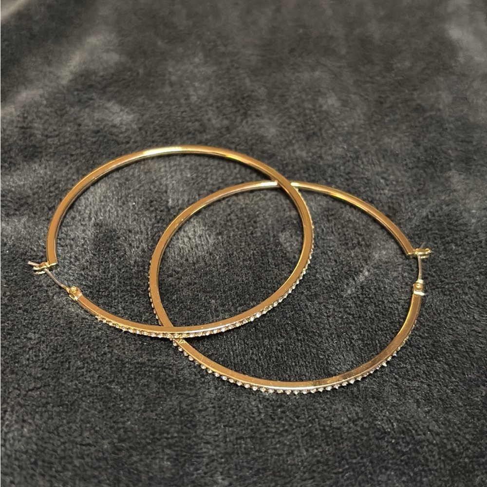 Elegant Gold Hoop Earrings